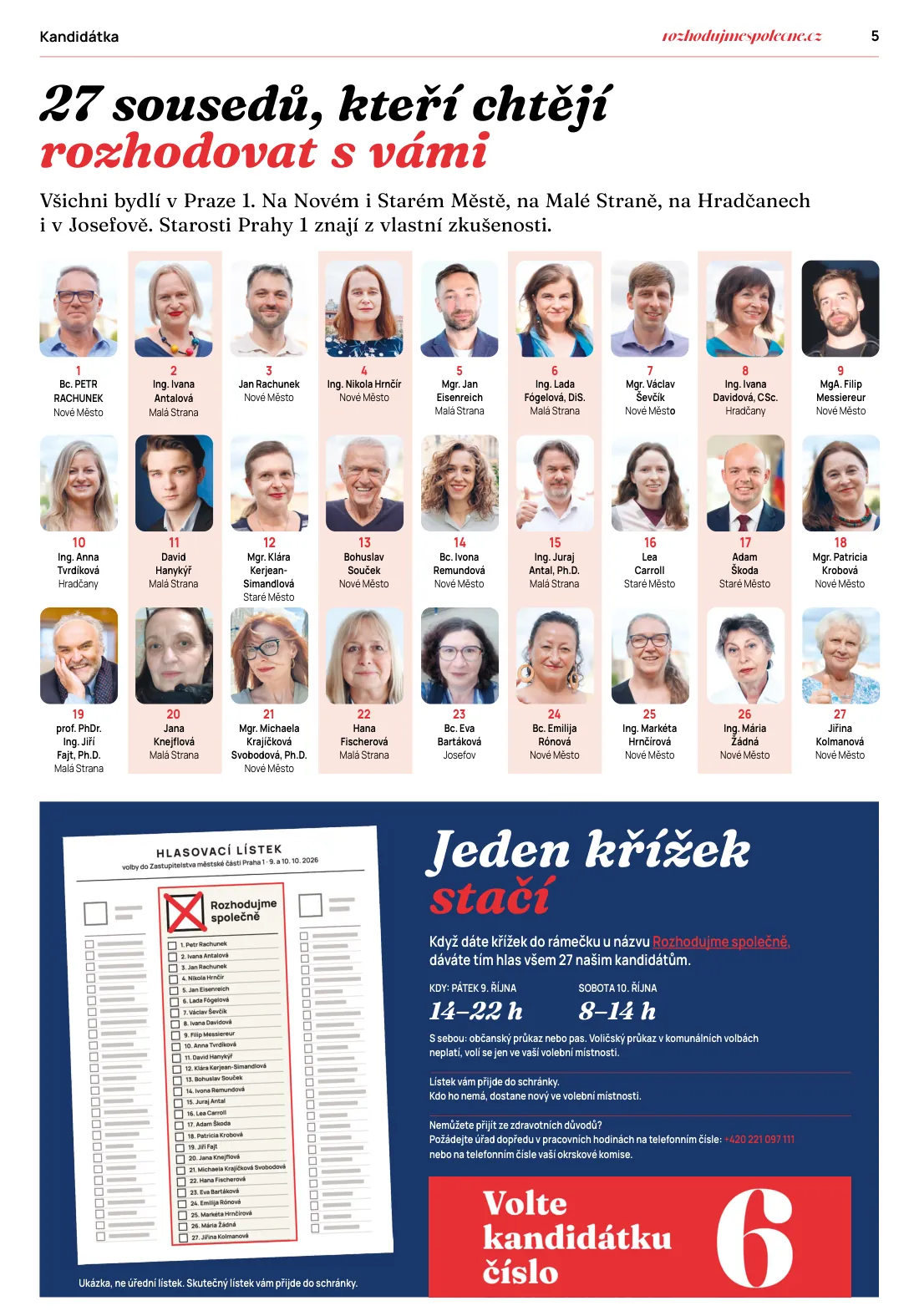 Noviny kandidátky č. 6, strana 5